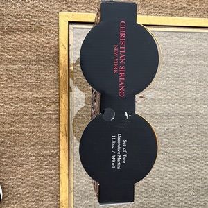 Set of 2 Christian Siriano - New York Decorative Martini glasses.